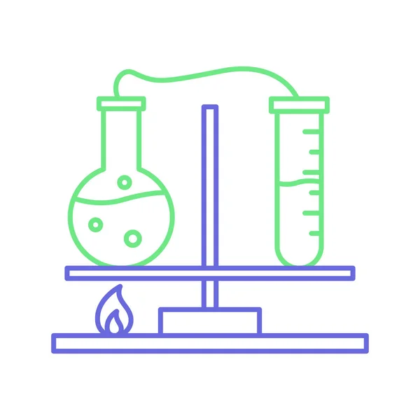 Chemistry Lab Isolated Vector Icon Can Easily Modified Edited — Stock Vector