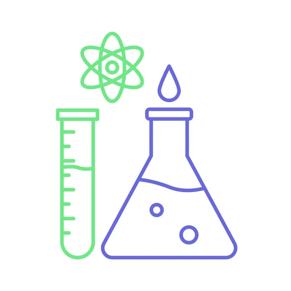 Flacon Chimique Isolated Vector Icône Qui Peut Être Facilement Modifié — Image vectorielle