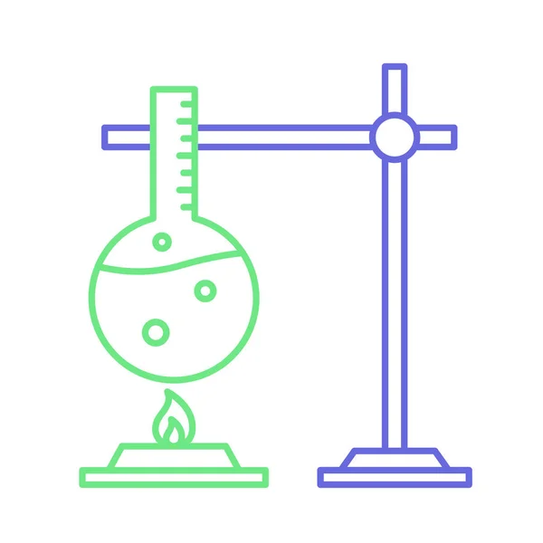 Lab Testen Geïsoleerde Vectoricoon Dat Eenvoudig Kan Worden Aangepast Bewerkt — Stockvector