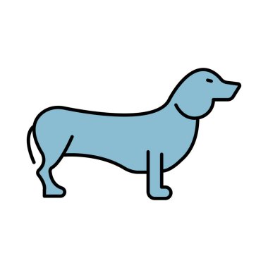 Kolayca değiştirilebilen ya da düzenlenebilen Fennec tilki izole edilmiş Vektör simgesi