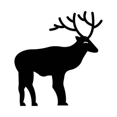 Kolayca değiştirilebilen ya da düzenlenebilen hayvan izole edilmiş Vektör simgesi