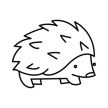 Kolayca değiştirilebilen ya da düzenlenebilen hayvan izole edilmiş Vektör simgesi