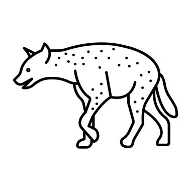 Kolayca değiştirilebilen ya da düzenlenebilen Ayrı Fauna Vektör simgesi