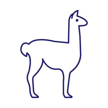 Geyik İzole Vektör simgesi Kolayca değiştirilebilir veya düzenlenebilir