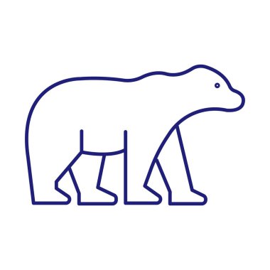 Kolayca değiştirilebilen ya da düzenlenebilen Ayıcık İzole Vektör simgesi