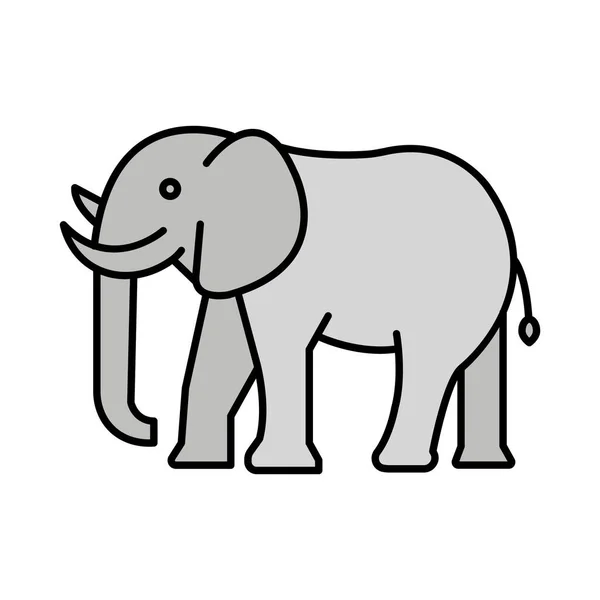 Elephant Isolated Vector Icon Can Easily Modified Edited — Stock Vector