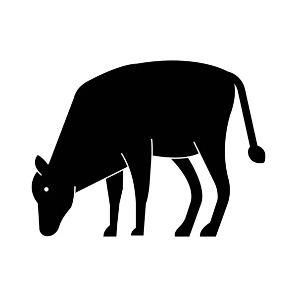 Cow Isolated Vector Icon Can Easily Modified Edited — Stock Vector