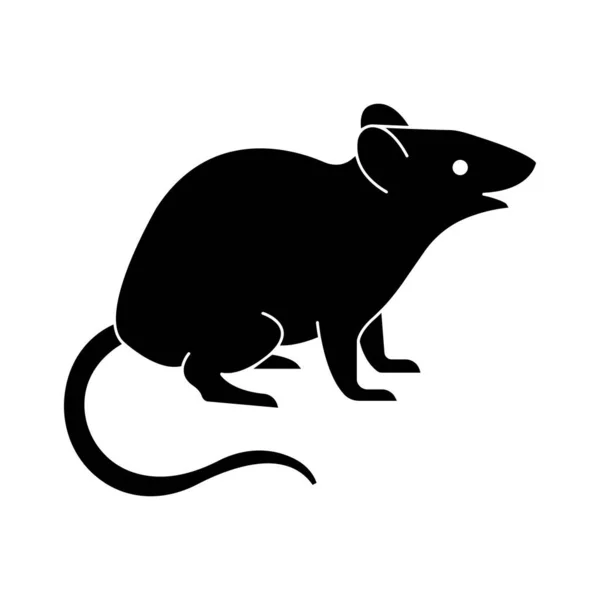 Rat Isolated Vector Icon Can Easily Modified Edited — Stock Vector