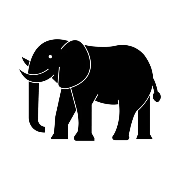 Elefante Aislado Icono Del Vector Que Puede Modificar Editar Fácilmente — Archivo Imágenes Vectoriales