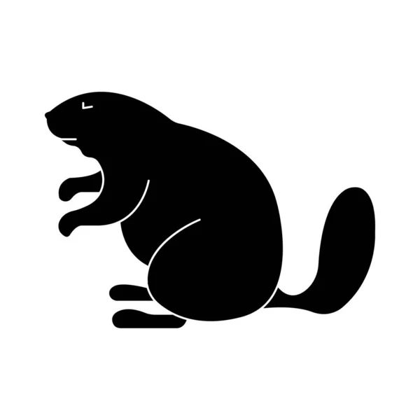 Squirrel Isolated Vector Icon Can Easily Modified Edited — Stock Vector