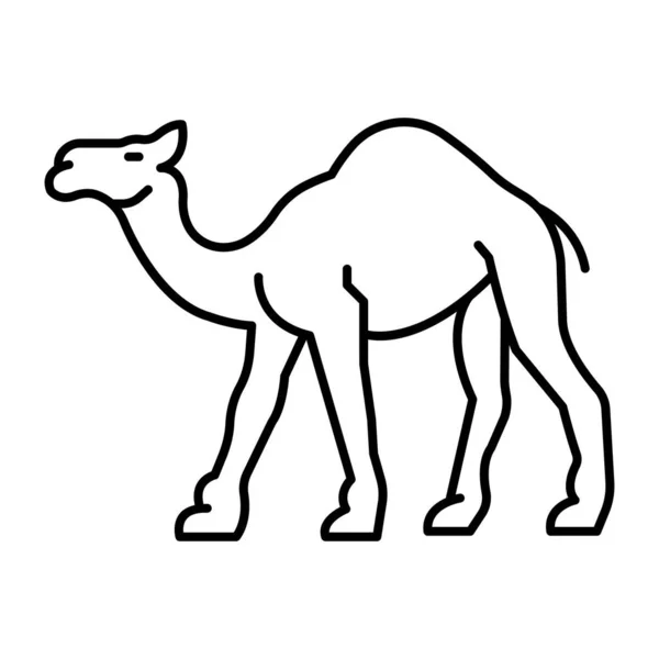 Isolée Camel Icône Vectorielle Qui Peut Être Facilement Modifiée Éditée — Image vectorielle