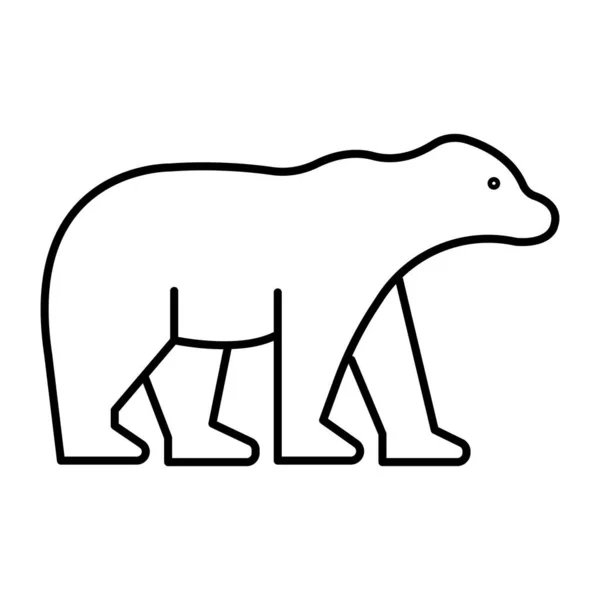 Izolowana Ikona Wektora Niedźwiedzia Którą Można Łatwo Modyfikować Lub Edytować — Wektor stockowy