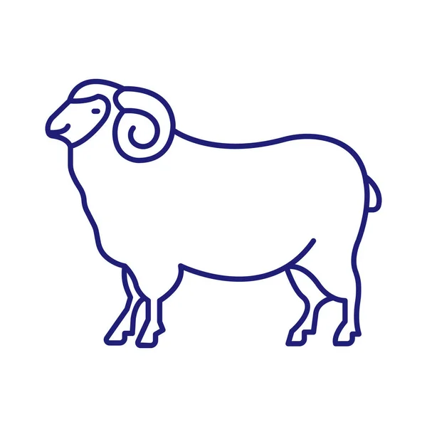 Ovce Izolované Vektorové Ikony Které Lze Snadno Upravit Nebo Upravit — Stockový vektor
