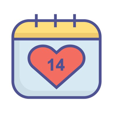 Kolayca değiştirilebilir ya da düzenlenebilir Sevgililer Günü izole edilmiş Vektör simgesi