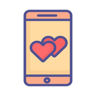 Kolayca değiştirilebilen ya da düzenlenebilen izole edilmiş vektör simgesi