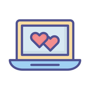 Kalp kağıdı izole edilmiş vektör simgesi kolayca değiştirilebilir ya da düzenlenebilir