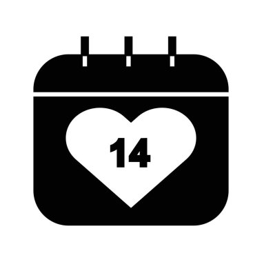Kolayca değiştirilebilir ya da düzenlenebilir Sevgililer Günü izole edilmiş Vektör simgesi