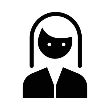 Kolayca değiştirilebilen ya da düzenlenebilen Avatar izole edilmiş Vektör simgesi