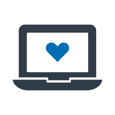 Kolayca değiştirilebilen ya da düzenlenebilen sevgi sohbeti izole edilmiş vektör simgesi