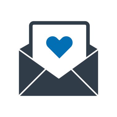 Kolayca değiştirilebilen ya da düzenlenebilen zarf izole edilmiş Vektör simgesi