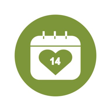 Kolayca değiştirilebilir ya da düzenlenebilir Sevgililer Günü izole edilmiş Vektör simgesi