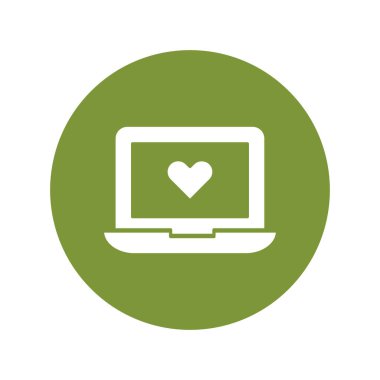 Kolayca değiştirilebilen ya da düzenlenebilen sevgi sohbeti izole edilmiş vektör simgesi