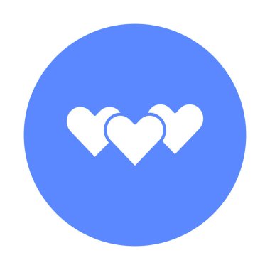 Sevgi İzole Vektör simgesi Kolayca değiştirilebilir veya düzenlenebilir