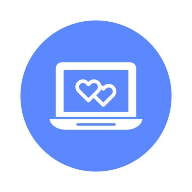 Kalp kağıdı izole edilmiş vektör simgesi kolayca değiştirilebilir ya da düzenlenebilir