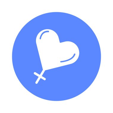 Kolayca değiştirilebilen ya da düzenlenebilen kadın izole vektör simgesi