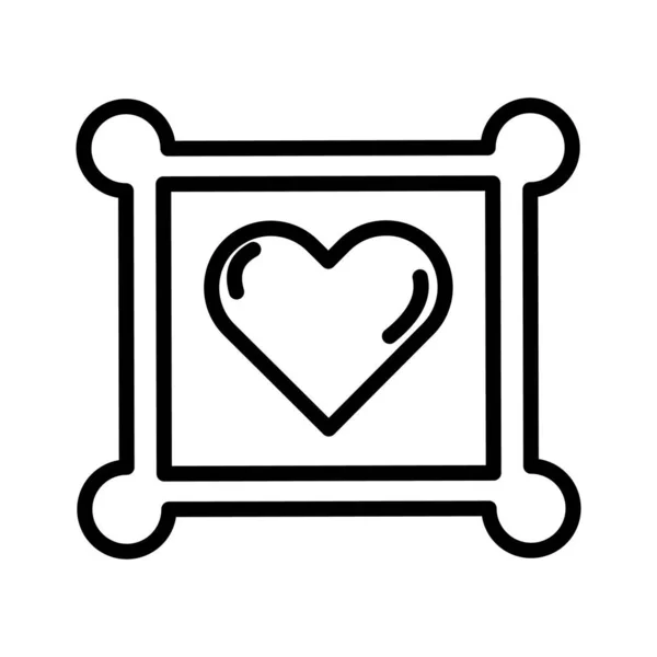 Kalp Kağıdı Izole Edilmiş Vektör Simgesi Kolayca Değiştirilebilir Düzenlenebilir — Stok Vektör