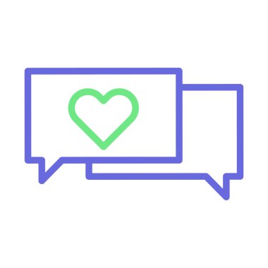 Sohbet baloncukları Kolayca değiştirilebilir ya da düzenlenebilir Vektör simgesi