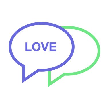 Kolayca değiştirilebilen ya da düzenlenebilen Sohbet kutusu izole edilmiş Vektör simgesi