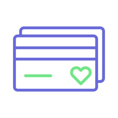 Romantik kart izole edilmiş vektör simgesi kolayca değiştirilebilir ya da düzenlenebilir