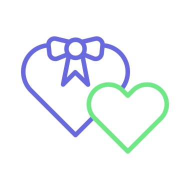 Hediye kutuları izole edilmiş vektör simgesi kolayca değiştirilebilir ya da düzenlenebilir