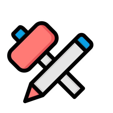 Architect araçları izole Vektör simgesi kolayca düzenleyebilir veya değiştirebilir