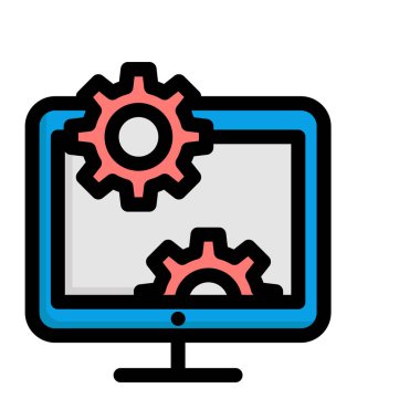 Kolayca düzenleyebilen ve düzenleyebilen Tarayıcı İzole Vektör simgesi