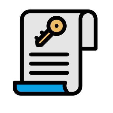 Kolayca düzenleyebilen ya da düzenleyebilen izole edilmiş vektör simgesi