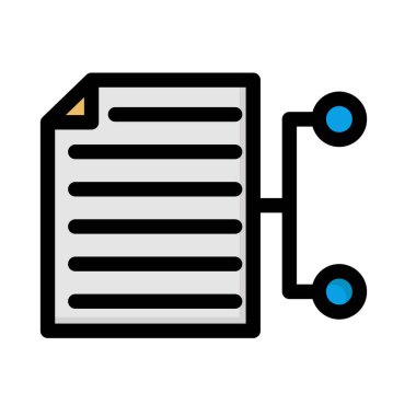 Veri Ağı İzole Vektör simgesi Kolayca değiştirilebilir veya düzenlenebilir