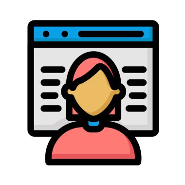 Kolayca değiştirebilen ya da düzenleyebilen programlayıcı izole edilmiş Vektör simgesi