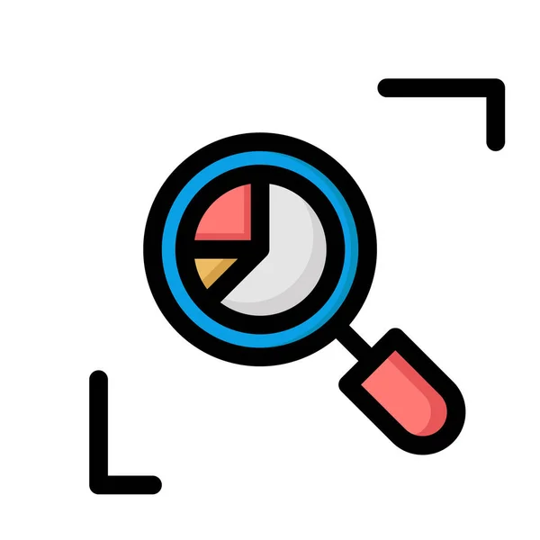 Analytics Isolated Vector Icon 수정하거나 편집할 수있습니다 — 스톡 벡터