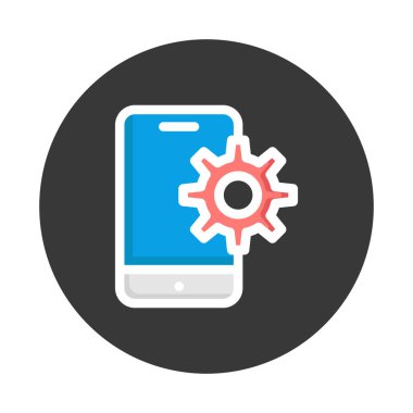 Kolayca değiştirilebilen veya düzenlenebilen izole edilmiş vektör simgesi