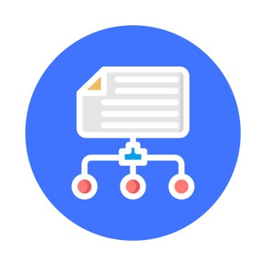 Veri Ağı İzole Vektör simgesi Kolayca değiştirilebilir veya düzenlenebilir