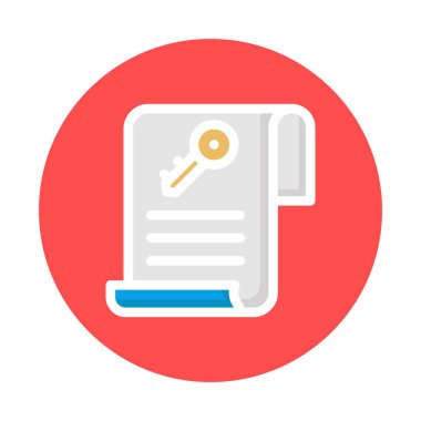 Kolayca düzenleyebilen ya da düzenleyebilen izole edilmiş vektör simgesi