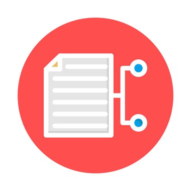 Veri Ağı İzole Vektör simgesi Kolayca değiştirilebilir veya düzenlenebilir