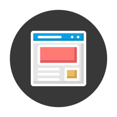 Web tasarımı izole edilmiş vektör simgesi kolayca değiştirilebilir ya da düzenlenebilir 