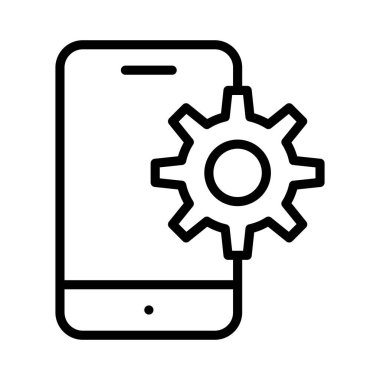 Kolayca değiştirilebilen veya düzenlenebilen izole edilmiş vektör simgesi