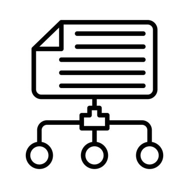 Veri Ağı İzole Vektör simgesi Kolayca değiştirilebilir veya düzenlenebilir