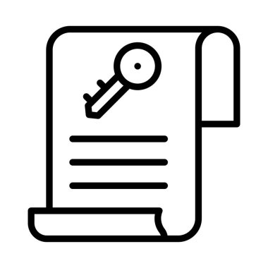 Kolayca düzenleyebilen ya da düzenleyebilen izole edilmiş vektör simgesi