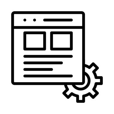 Html izole edilmiş Vektör simgesi kolayca düzenleyebilir ya da değiştirebilir