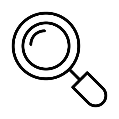 Kolayca düzenleyebilen ve düzenleyebilen Merceklendirilmiş Vektör simgesi